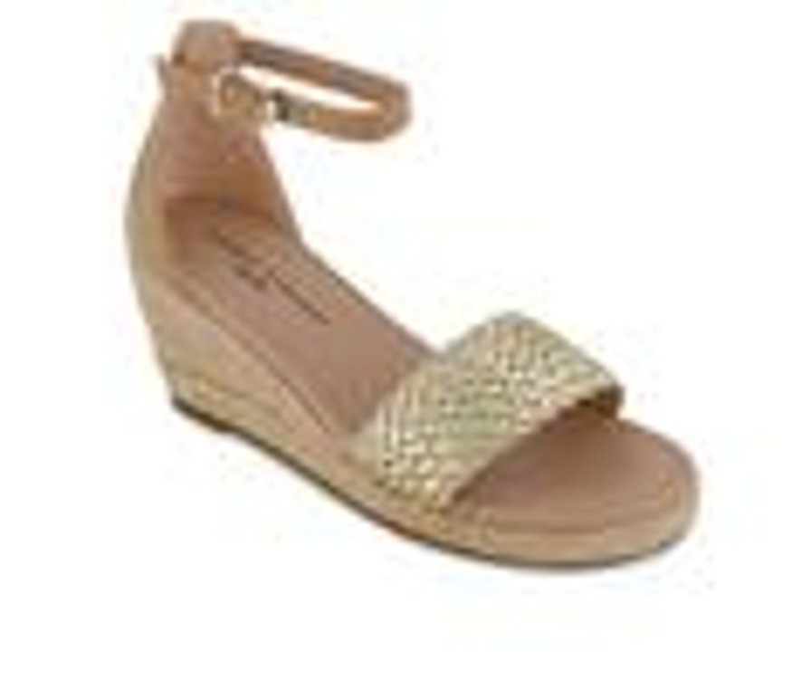 Kids Marc Fisher Children's Dress | Girls' Marc Fisher Children'S Little Kid & Big Kid Marren Web Wedge Sandals Tan