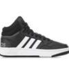 Kids Adidas Athletics & Sneakers | Boys' Adidas Little Kid & Big Kid Hoops Mid 3.0 Sneakers Black/White