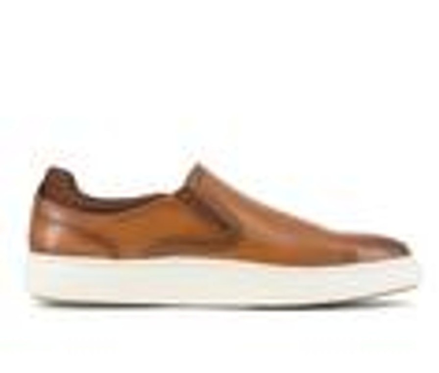 Men Florsheim Work Steel Toe | Men'S Florsheim Work Premier Work Slip On Work Shoes Cognac