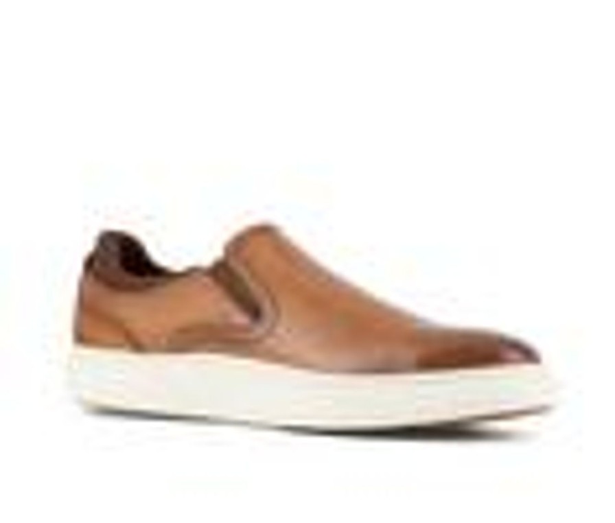 Men Florsheim Work Steel Toe | Men'S Florsheim Work Premier Work Slip On Work Shoes Cognac