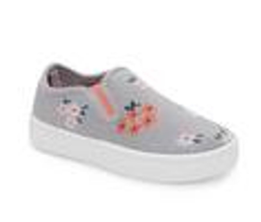 Kids Carters Casual | Girls' Carters Toddler & Little Kid Nettie Slip-Ons Grey Floral