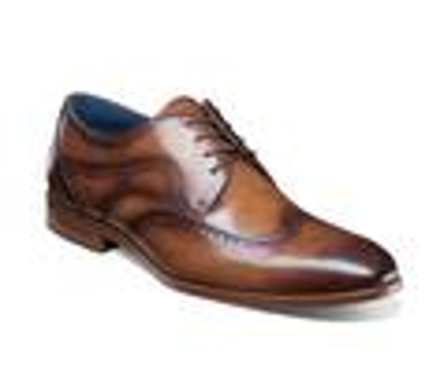 Men Stacy Adams Oxfords | Men'S Stacy Adams Brayden Dress Oxfords Tan