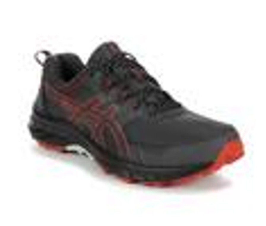 Men ASICS Walking And Hiking | Men'S Asics Gel Venture 9 Trail Running Shoes Grey/Red