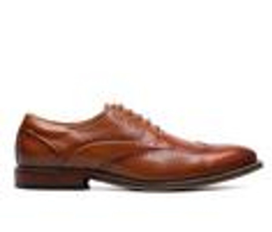 Men Stacy Adams Oxfords | Men'S Stacy Adams Macarthur Dress Shoes Cognac