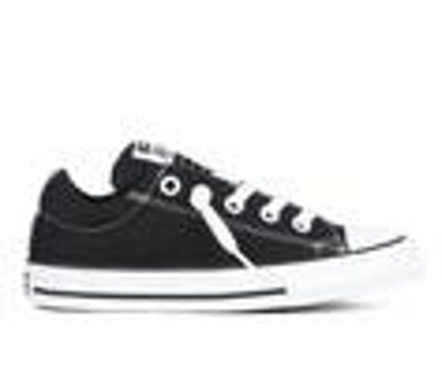 Kids Converse Athletics & Sneakers | Kids' Converse Little Kid Chuck Taylor All Star Street Ox Slip-On Sneakers Black/White