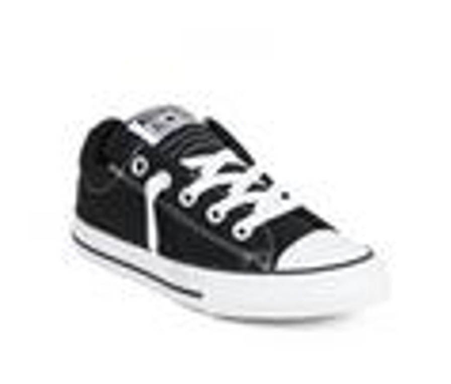 Kids Converse Athletics & Sneakers | Kids' Converse Little Kid Chuck Taylor All Star Street Ox Slip-On Sneakers Black/White