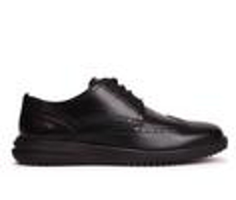 Men Cole Haan Oxfords | Men'S Cole Haan Grand Wingtip Oxford Dress Shoes Black/Black