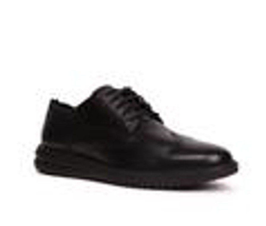 Men Cole Haan Oxfords | Men'S Cole Haan Grand Wingtip Oxford Dress Shoes Black/Black