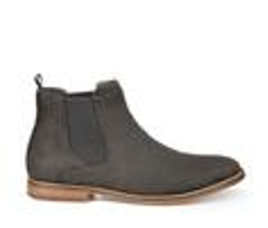 Men Vance Co. Boots | Men'S Vance Co. Marshall Wide Width Chelsea Boots Grey Wide