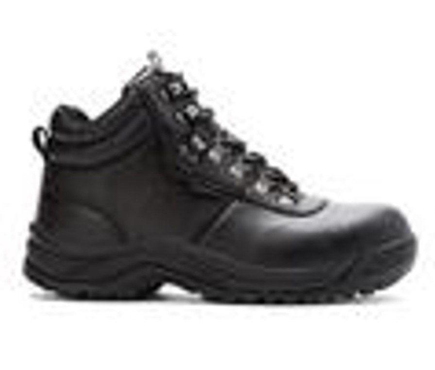 Men Propet Waterproof | Men'S Propet Shield Walker Waterproof Work Boots Black