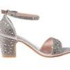 Kids Badgley Mischka Sandals | Girls' Badgley Mischka Little Kid & Big Kid Nathalie Dress Sandals Silver