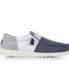 Men HEYDUDE Loafers And Slip-Ons | Men'S Heydude Wally Tri Varsity Slip-On Shoes Navy