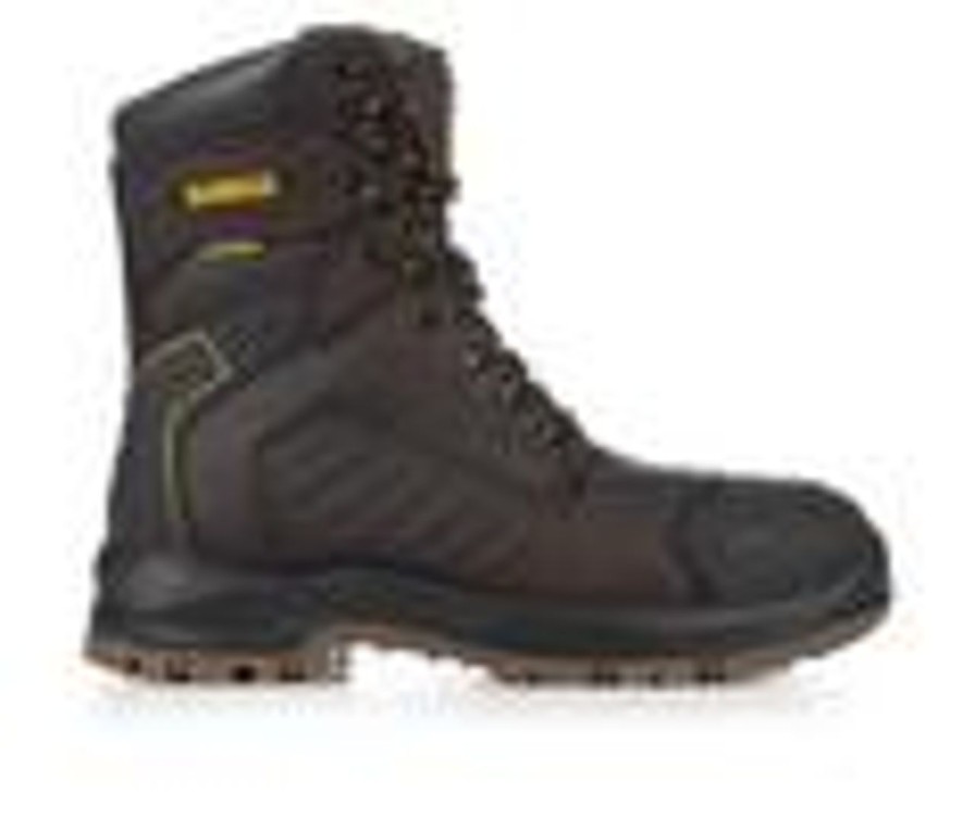 Men DeWALT Electric Hazard | Men'S Dewalt Reed 8 Inch Steel Toe Waterproof Work Boots Brown