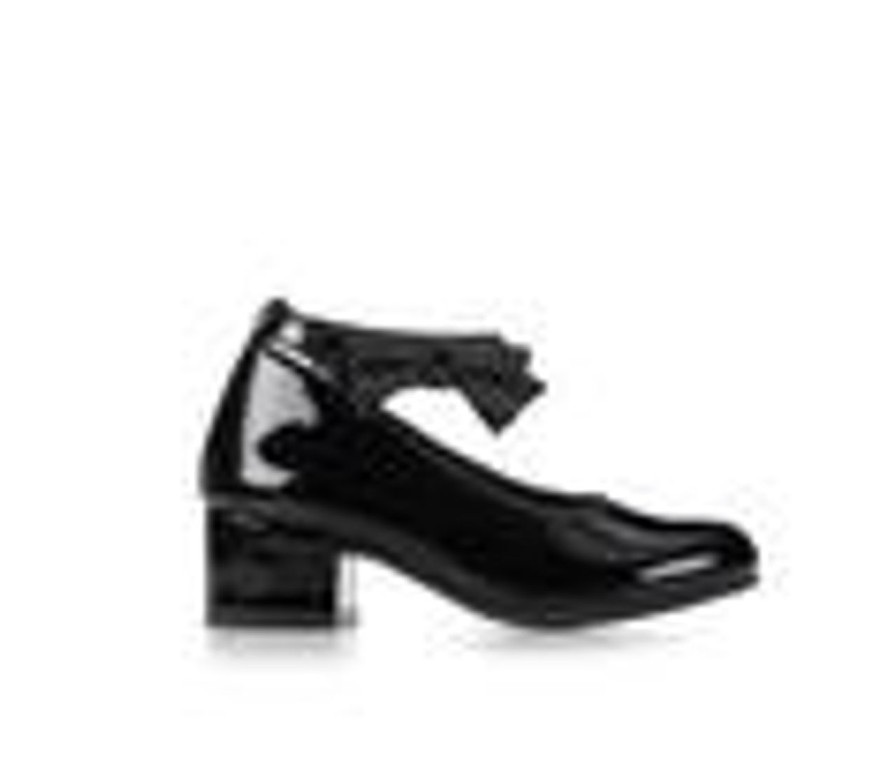 Kids Rachel Shoes Dress | Girls' Rachel Shoes Toddler Lil Janet Dress Heels Black Patent