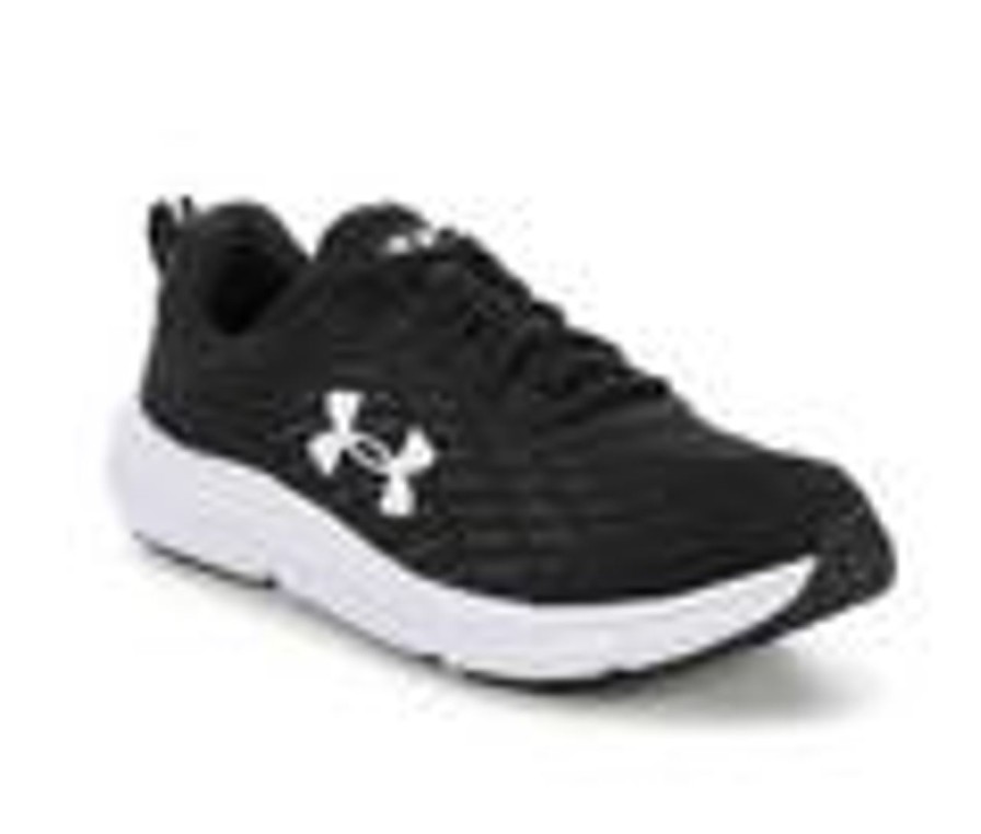 Men Under Armour Cross Training | Men'S Under Armour Charged Assert 10 Running Shoes Black/White