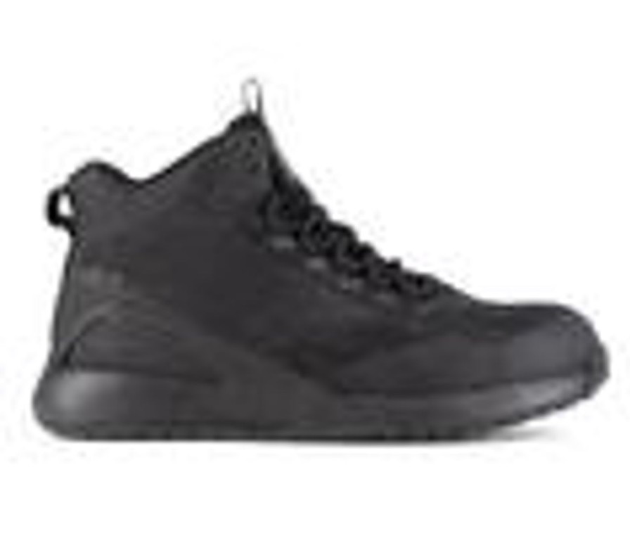 Men REEBOK WORK Electric Hazard | Men'S Reebok Work Nano X1 Adven Rb3484 Work Shoes Black