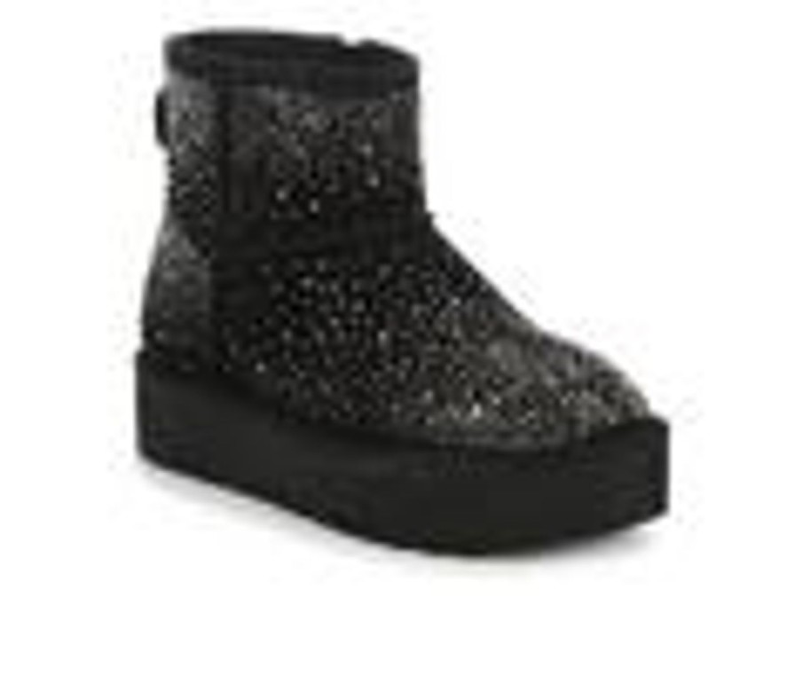 Kids Madden Girl Boots | Girls' Madden Girl Little Kid & Big Kid Mease Platform Booties Black