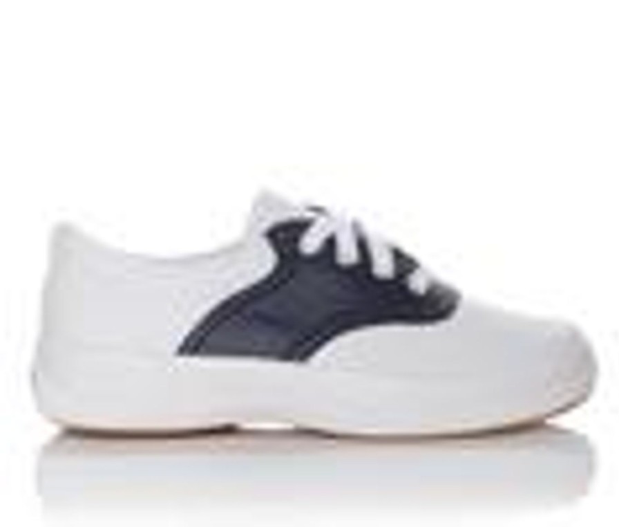 Kids Keds Casual | Girls' Keds Toddler & Little Kid & Big Kid School Days Saddle Oxfords White/Navy