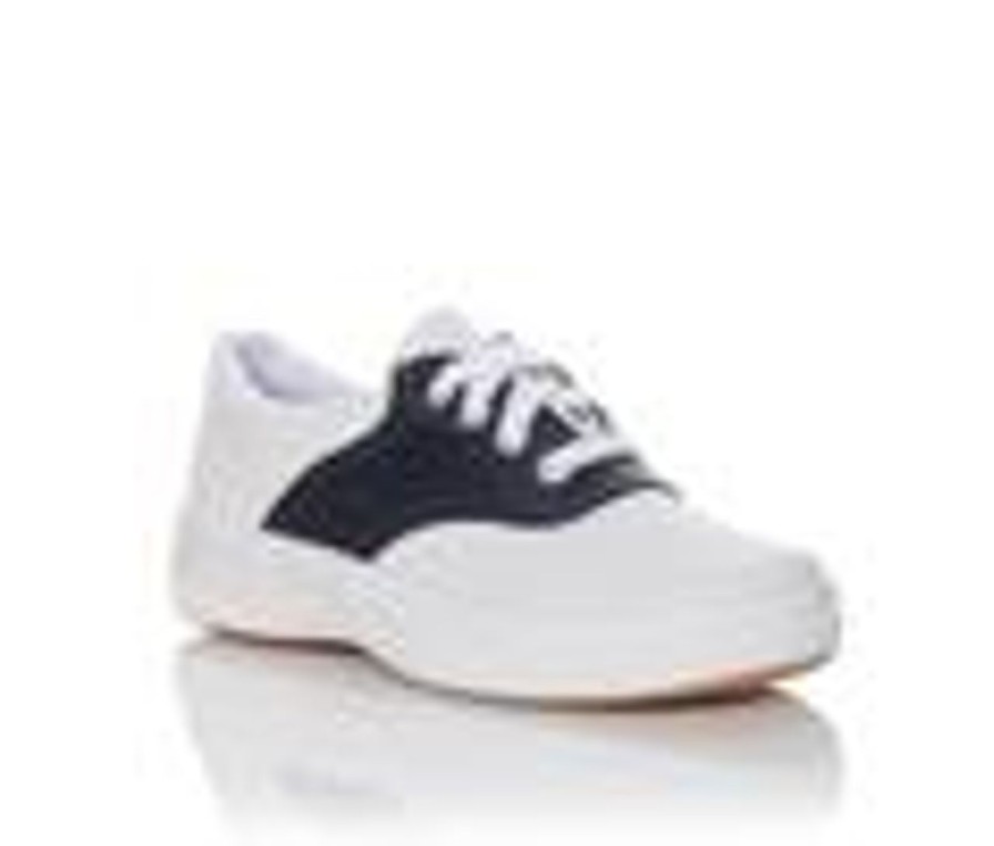 Kids Keds Casual | Girls' Keds Toddler & Little Kid & Big Kid School Days Saddle Oxfords White/Navy