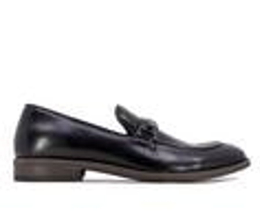 Men Nine West Loafers | Men'S Nine West Mankish Dress Shoes Black