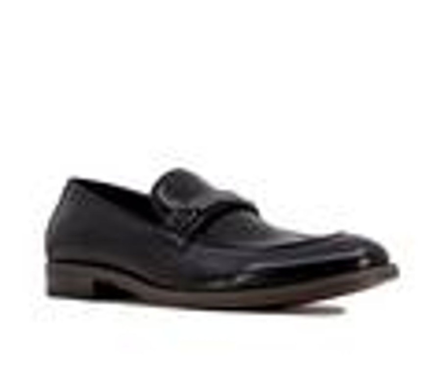 Men Nine West Loafers | Men'S Nine West Mankish Dress Shoes Black