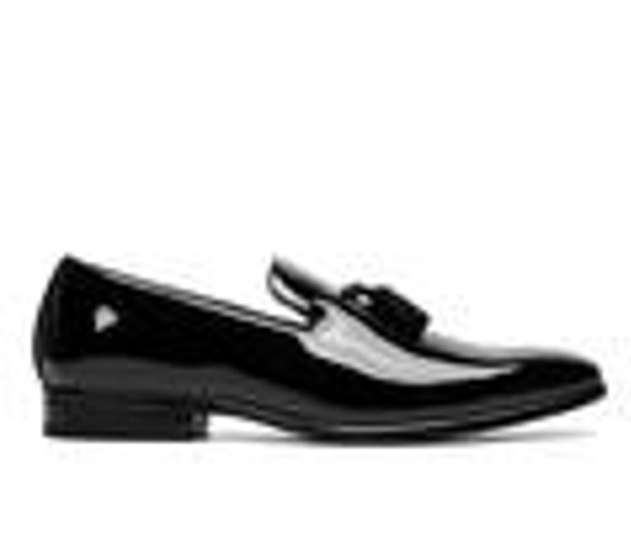 Men Stacy Adams Loafers | Men'S Stacy Adams Phoenix Dress Shoes Black Patent