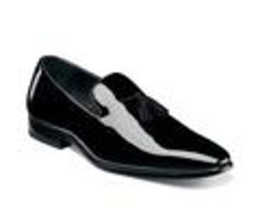 Men Stacy Adams Loafers | Men'S Stacy Adams Phoenix Dress Shoes Black Patent