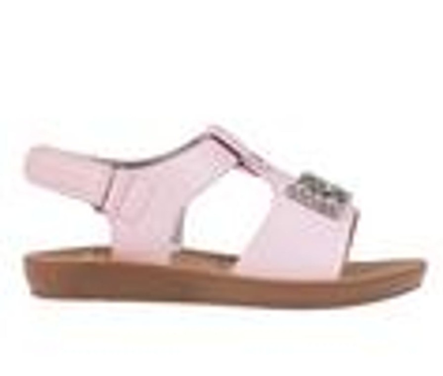 Kids Bebe Sandals | Girls' Bebe Toddler Medali Sandals Light Pink