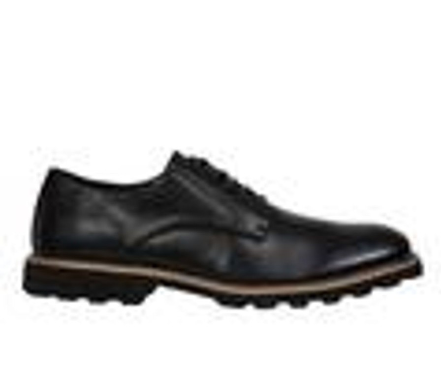 Men Deer Stags Oxfords | Men'S Deer Stags Benjamin Dress Shoes Black