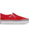 Kids Vans Athletics & Sneakers | Boys' Vans Little Kid & Big Kid Asher Dw Slip-On Sneakers Red/Side Check