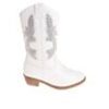 Kids Kensie Girl Boots | Girls' Kensie Girl Little Kid & Big Kid Dimmit Details Cowboy Boots White