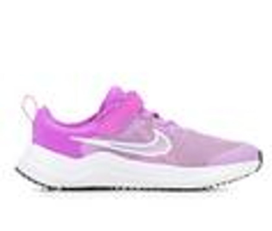 Kids Nike Athletics & Sneakers | Girls' Nike Little Kid Downshifter 12 Running Shoes Fuchsia/White