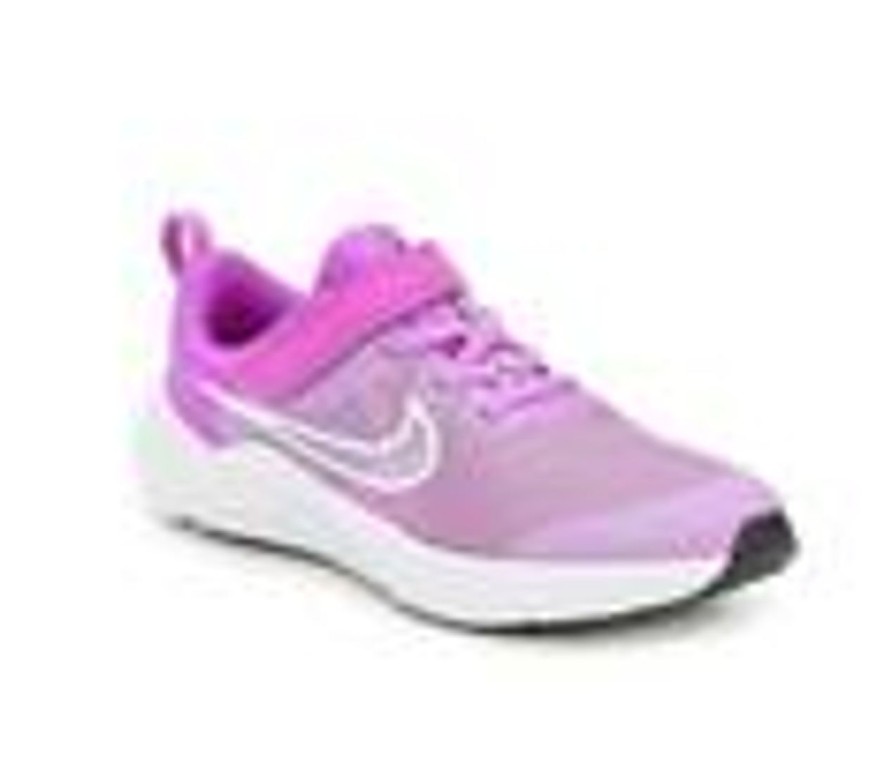 Kids Nike Athletics & Sneakers | Girls' Nike Little Kid Downshifter 12 Running Shoes Fuchsia/White