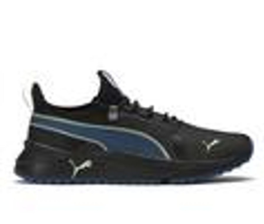 Men Puma Cross Training | Men'S Puma Pacer Future Street Slip-On Sneakers Black/Royal/Ylw