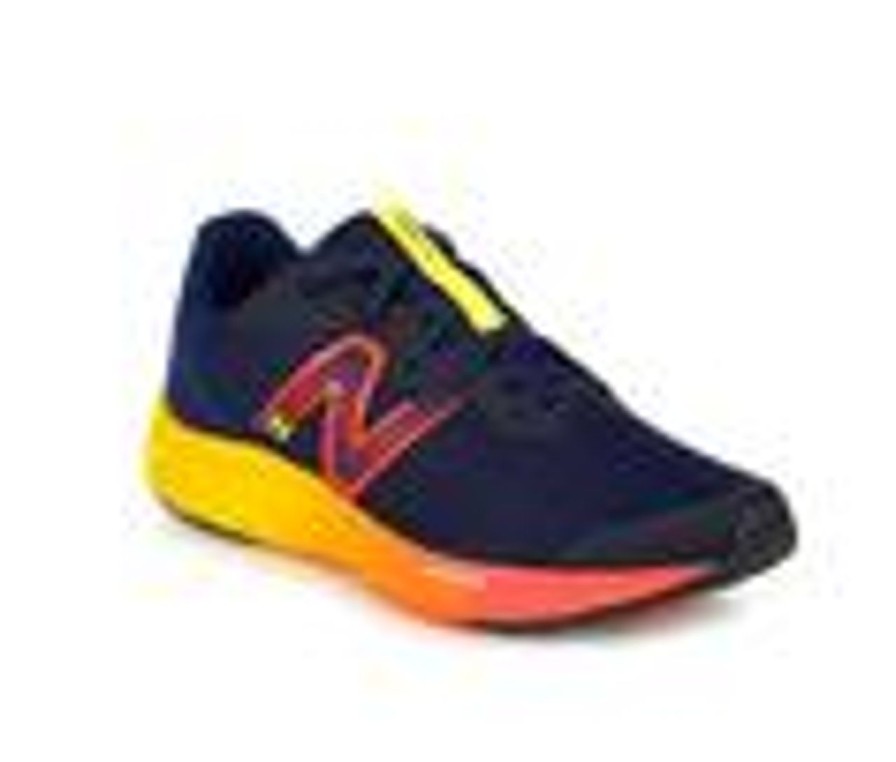 Kids New Balance Athletics & Sneakers | Boys' New Balance Big Kid Arishi V4 Wide Width Running Shoes Navy/Elecred