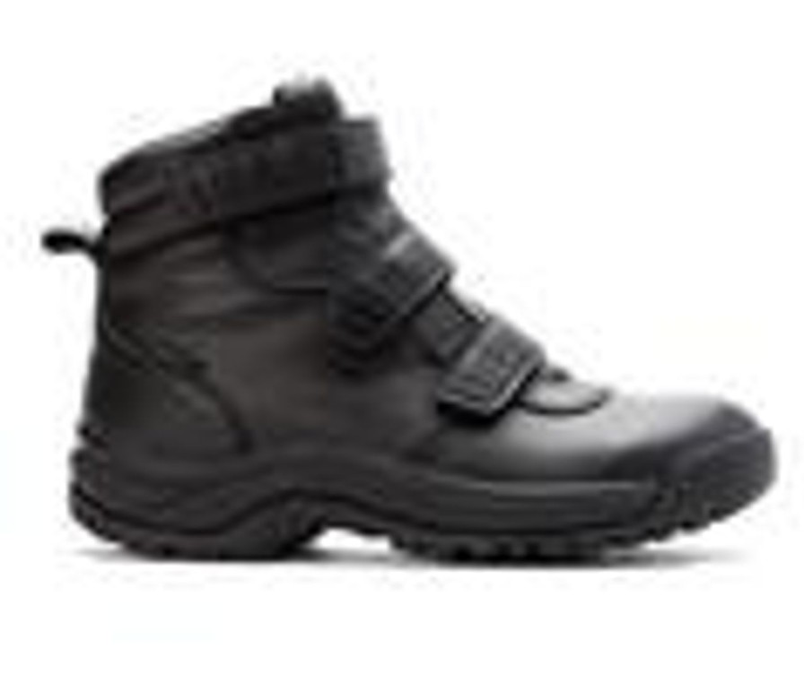 Men Propet Hiking And Hunting | Men'S Propet Cliff Walker Tall Strap Waterproof Hiking Boots Black