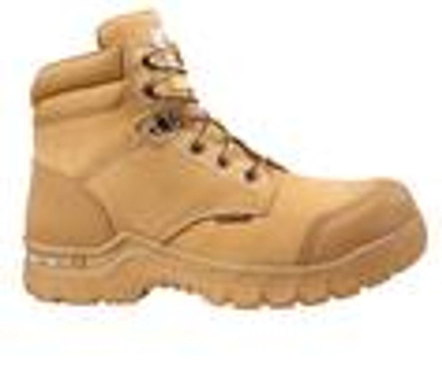 Men Carhartt Electric Hazard | Men'S Carhartt Cmf6356 Waterproof Comp Toe Boot Work Boots Wheat/Nubuck