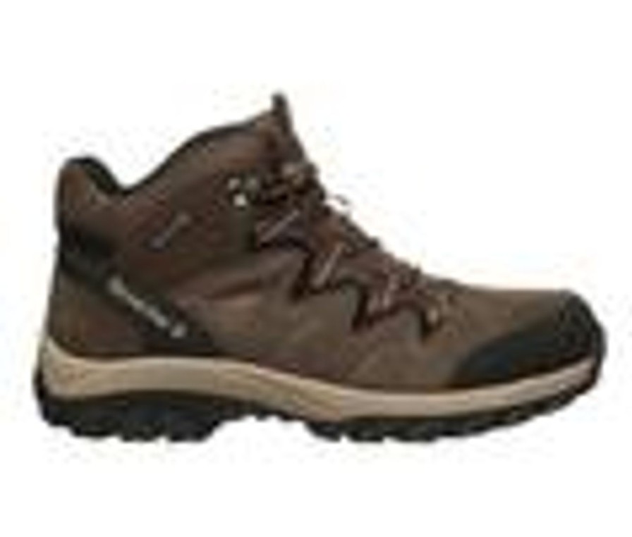 Men Bearpaw Hiking And Hunting | Men'S Bearpaw Lars Waterproof Hiking Boots Brown/Khaki