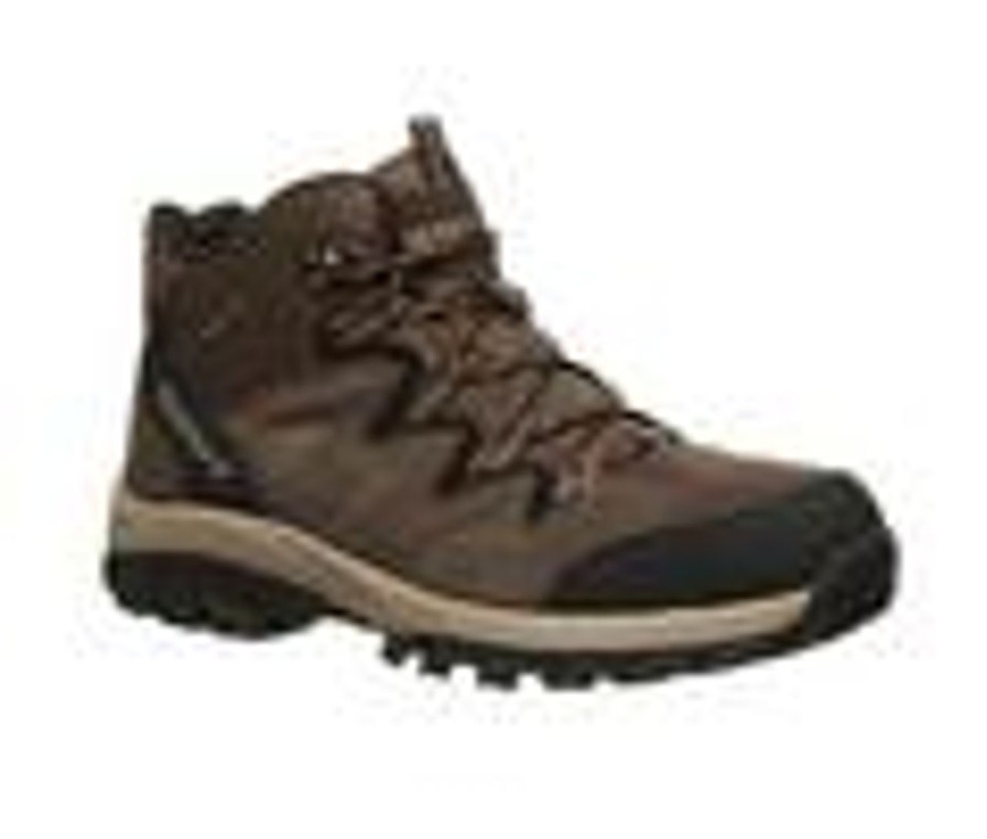 Men Bearpaw Hiking And Hunting | Men'S Bearpaw Lars Waterproof Hiking Boots Brown/Khaki