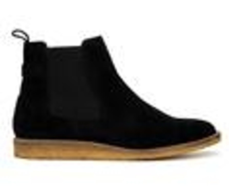 Men Reserved Footwear Boots | Men'S Reserved Footwear Maksim Chelsea Dress Boot Black