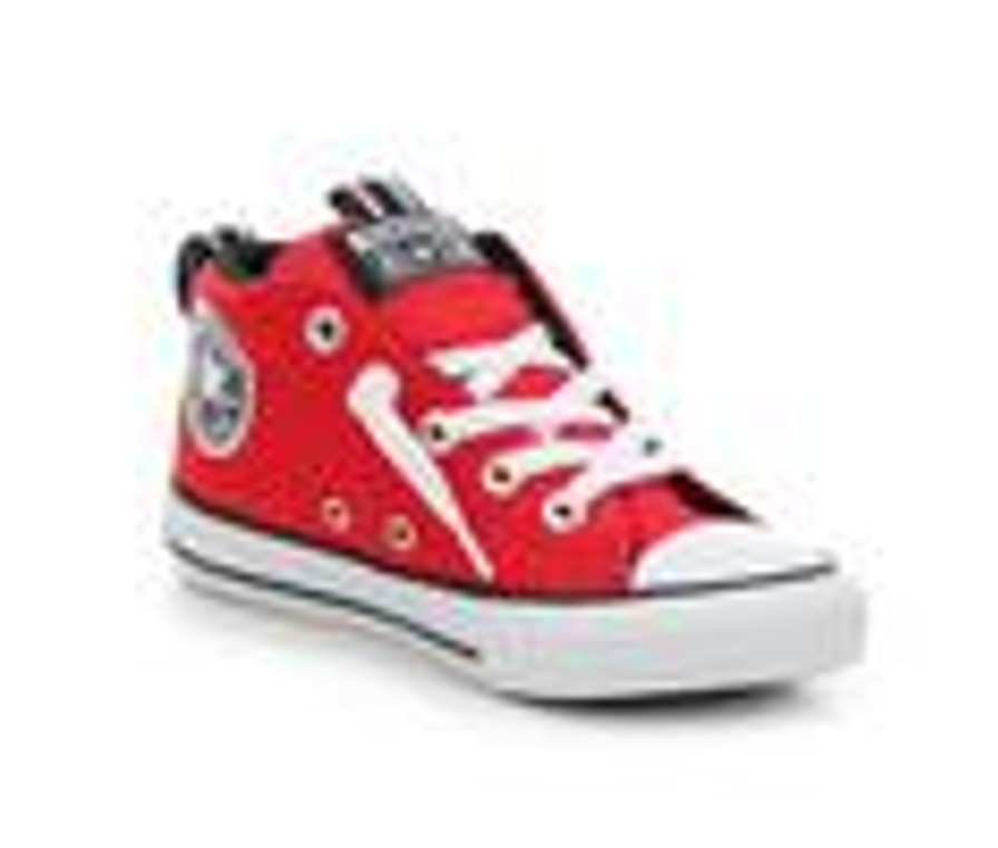 Kids Converse Athletics & Sneakers | Kids' Converse Little Kid & Big Kid Chuck Taylor All Star St Mid Varsity Sneakers Red/Black/White