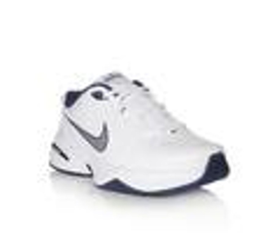 Men Nike Cross Training | Men'S Nike Air Monarch Iv Training Shoes White/Sil/Navy