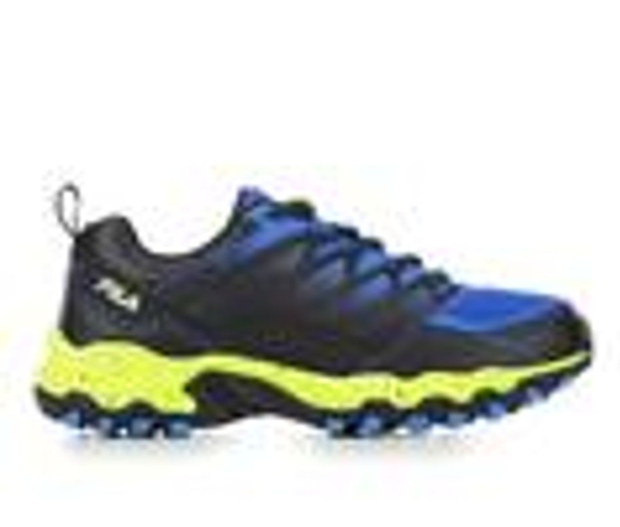 Kids Fila Athletics & Sneakers | Boys' Fila Little Kid & Big Kid Reignite Trail Running Shoes Blue/Blk/Yellow