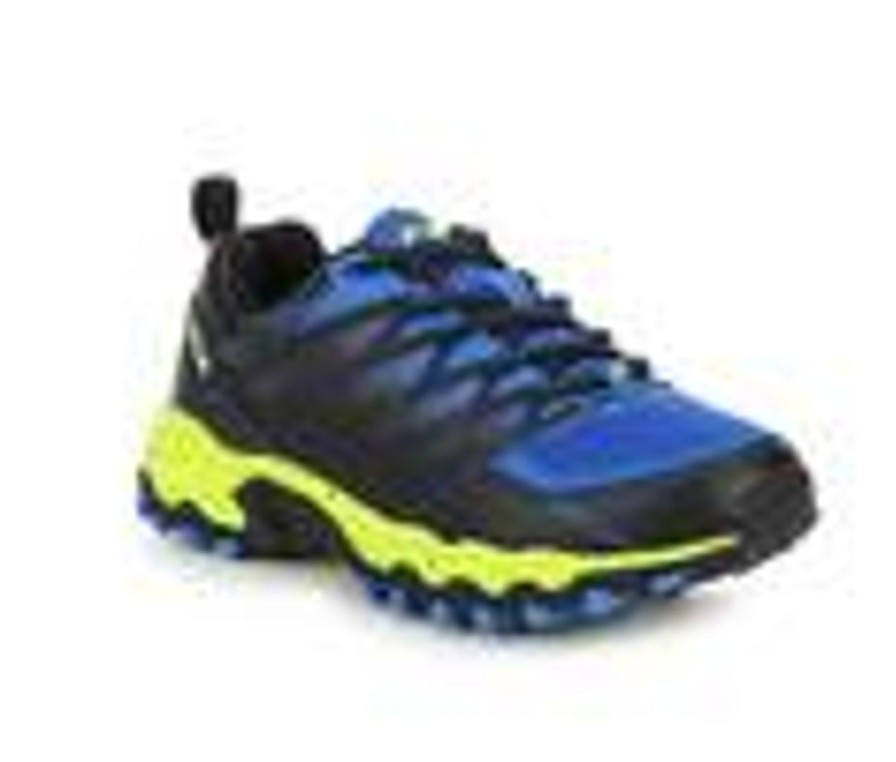 Kids Fila Athletics & Sneakers | Boys' Fila Little Kid & Big Kid Reignite Trail Running Shoes Blue/Blk/Yellow