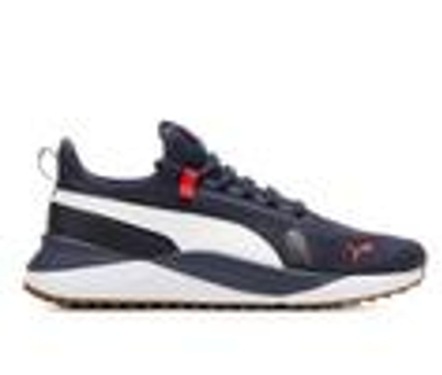 Men Puma Cross Training | Men'S Puma Pacer Future Street+ Slip-On Sneakers Navy/White