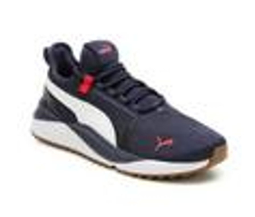 Men Puma Cross Training | Men'S Puma Pacer Future Street+ Slip-On Sneakers Navy/White