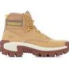 Men Caterpillar Steel Toe | Men'S Caterpillar Invader Steel Toe Work Boots Honey Reset