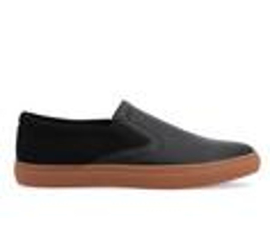 Men Vance Co. Loafers And Slip-Ons | Men'S Vance Co. Wendall Slip On Shoes Black