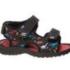 Kids Rugged Bear Sandals | Boys' Rugged Bear Toddler Rb88290H Open Toe Dinosaur Sport Sandals Black Dino