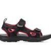 Kids Northside Sandals | Boys' Northside Little Kid & Big Kid Riverside Lite Sandals Black/Red